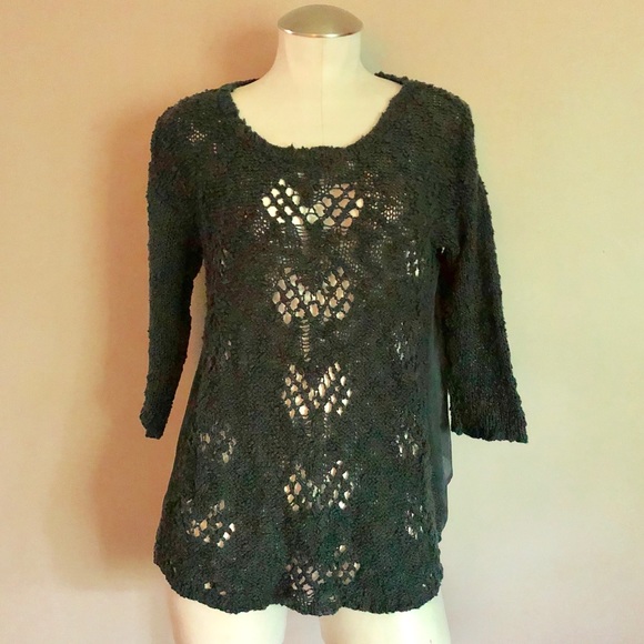 Anthropologie Sweaters - Anthropologie Knitted and Knotted Nubby Sweater
